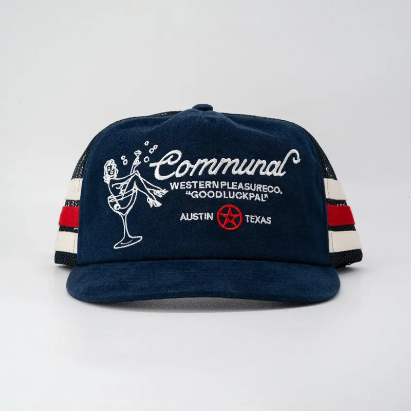Cowboy Martini Short Brim Hat made by Communal MFG