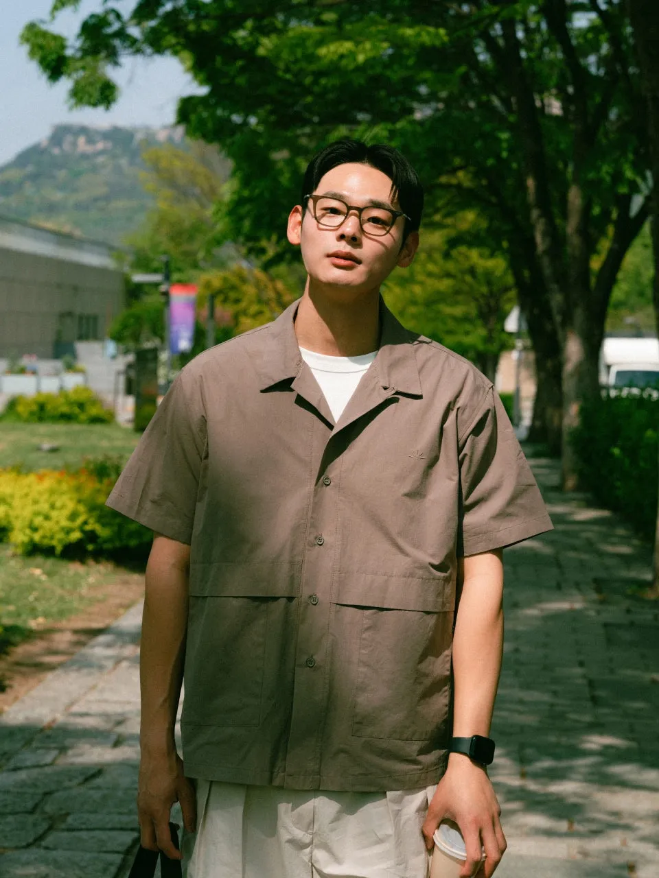 City Summer Light Half Shirts (Brown) sold by Havehad product image thumbnail 2