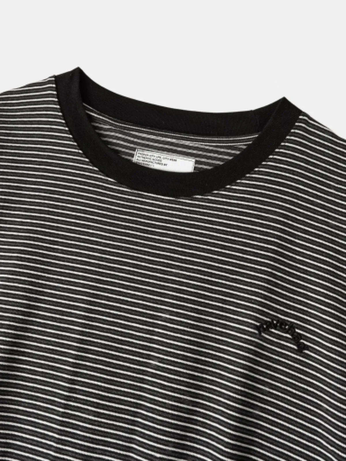Double Stripe String Tee (Black) sold by Havehad product image thumbnail 4