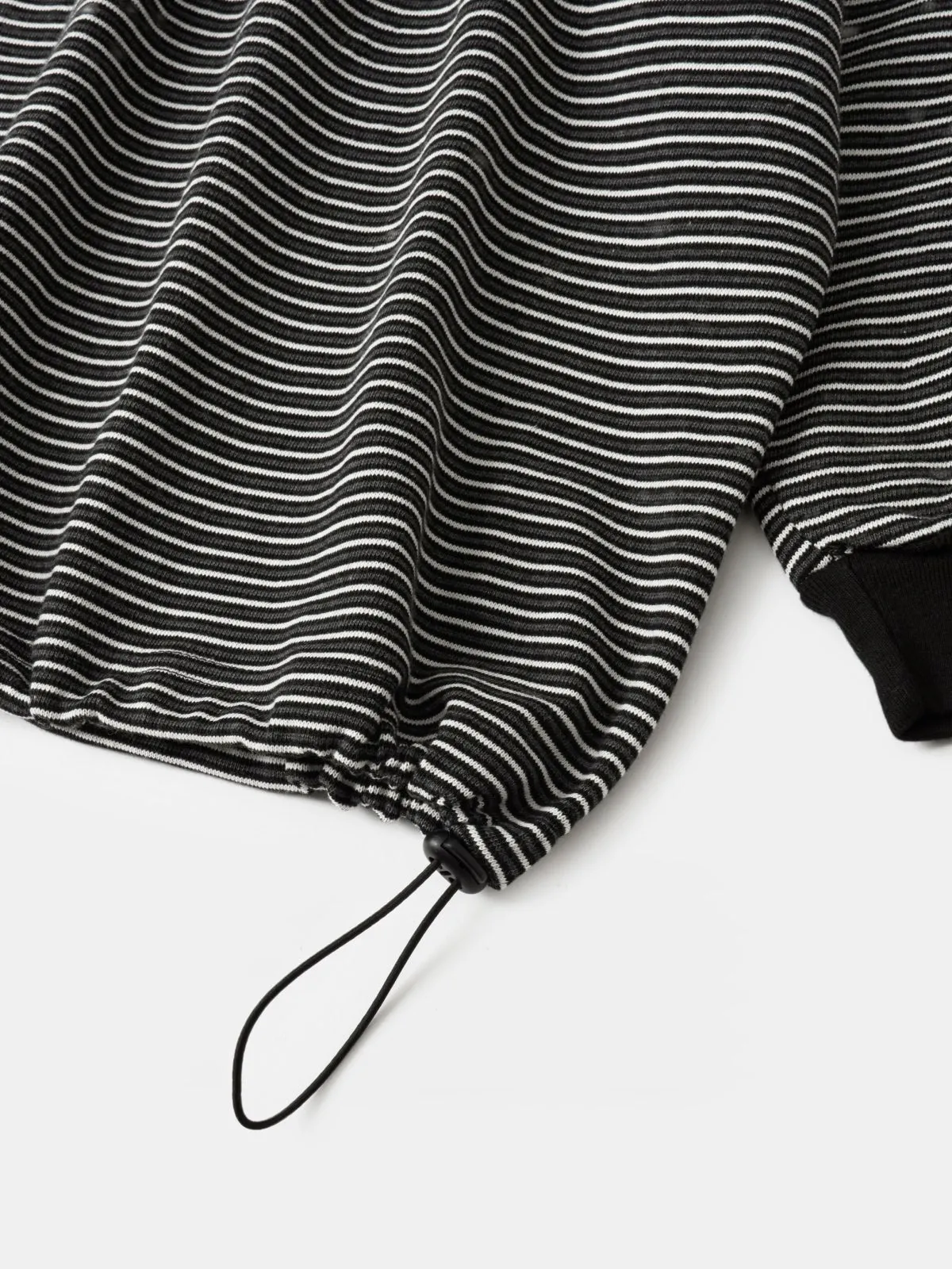 Double Stripe String Tee (Black) sold by Havehad product image thumbnail 5