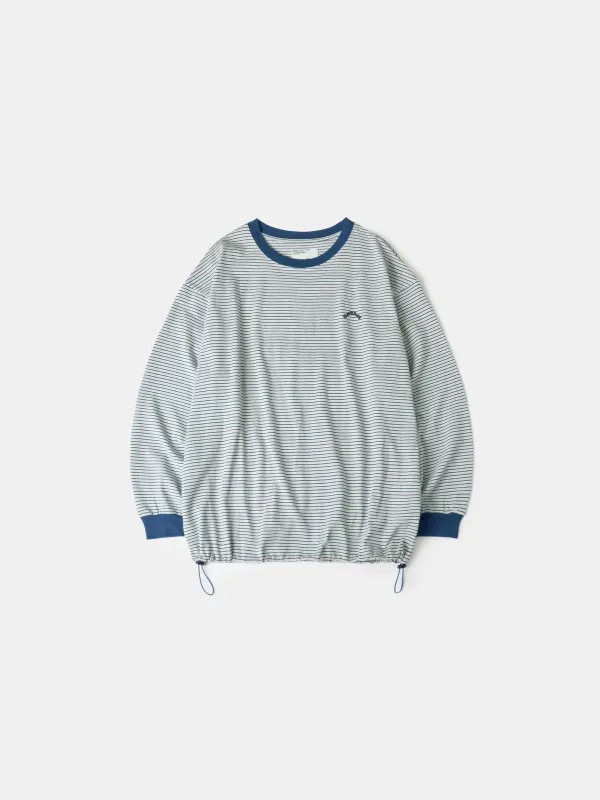 Double Stripe String Tee (Blue Green) made by Havehad