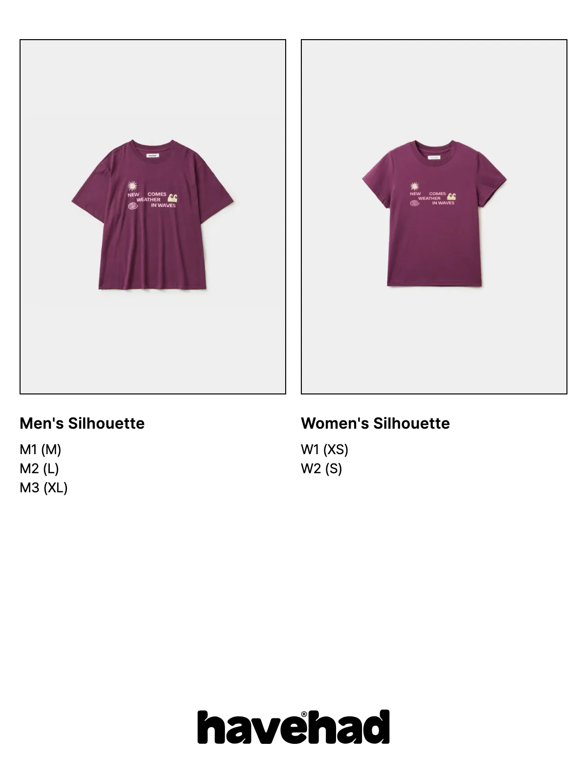 Weather in Waves Tee (Merlot) sold by Havehad product image thumbnail 3