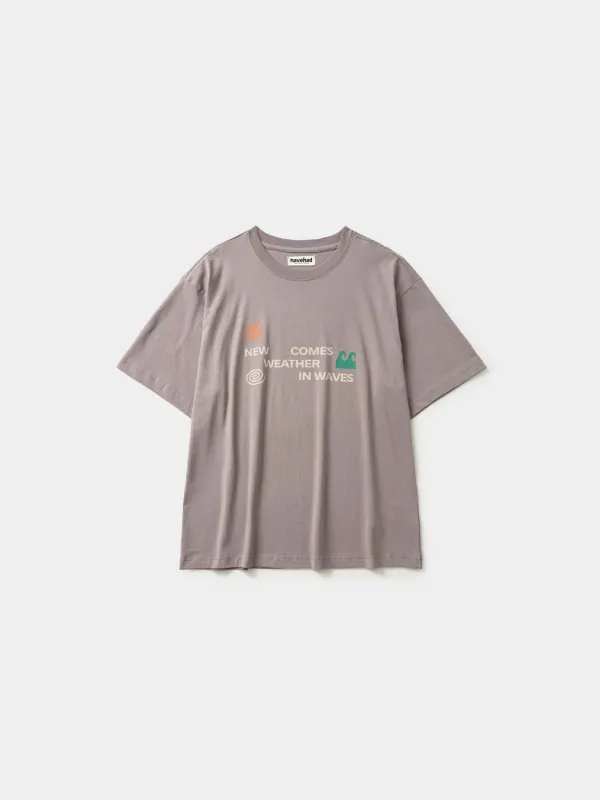 Weather in Waves Tee (Smoky Beige) made by Havehad