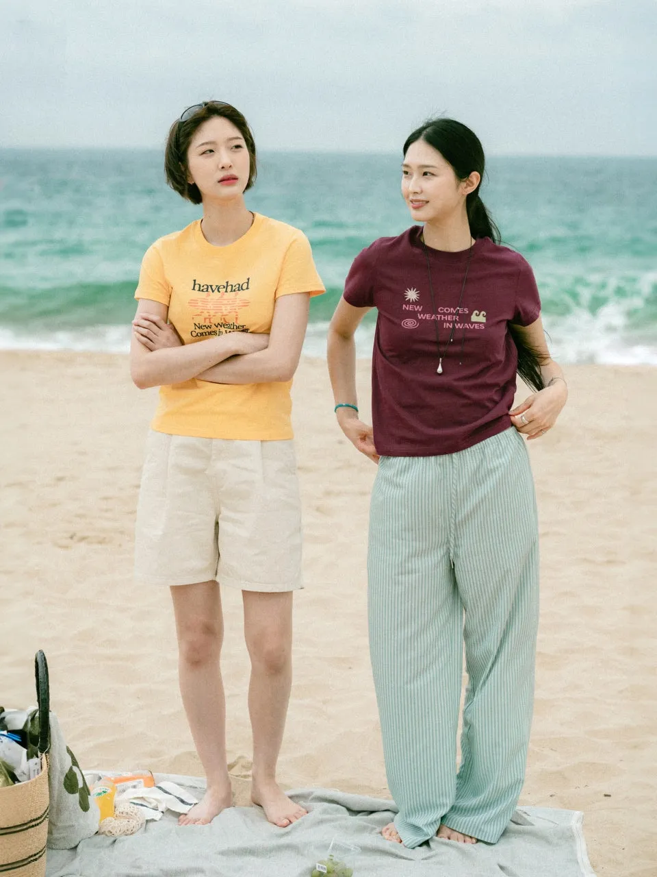 Sea&Sun Washed Pin-tuck Shorts (Pink) sold by Havehad product image thumbnail 3