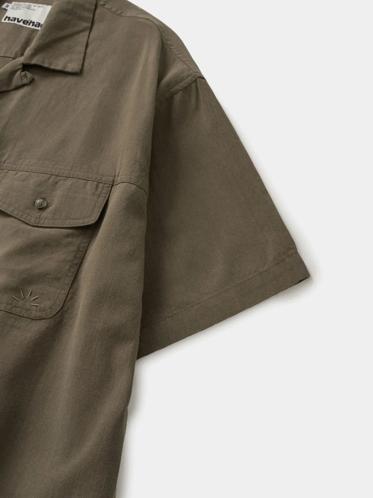 Double Pocket Slub Shirts (Brown) sold by Havehad product image thumbnail 3