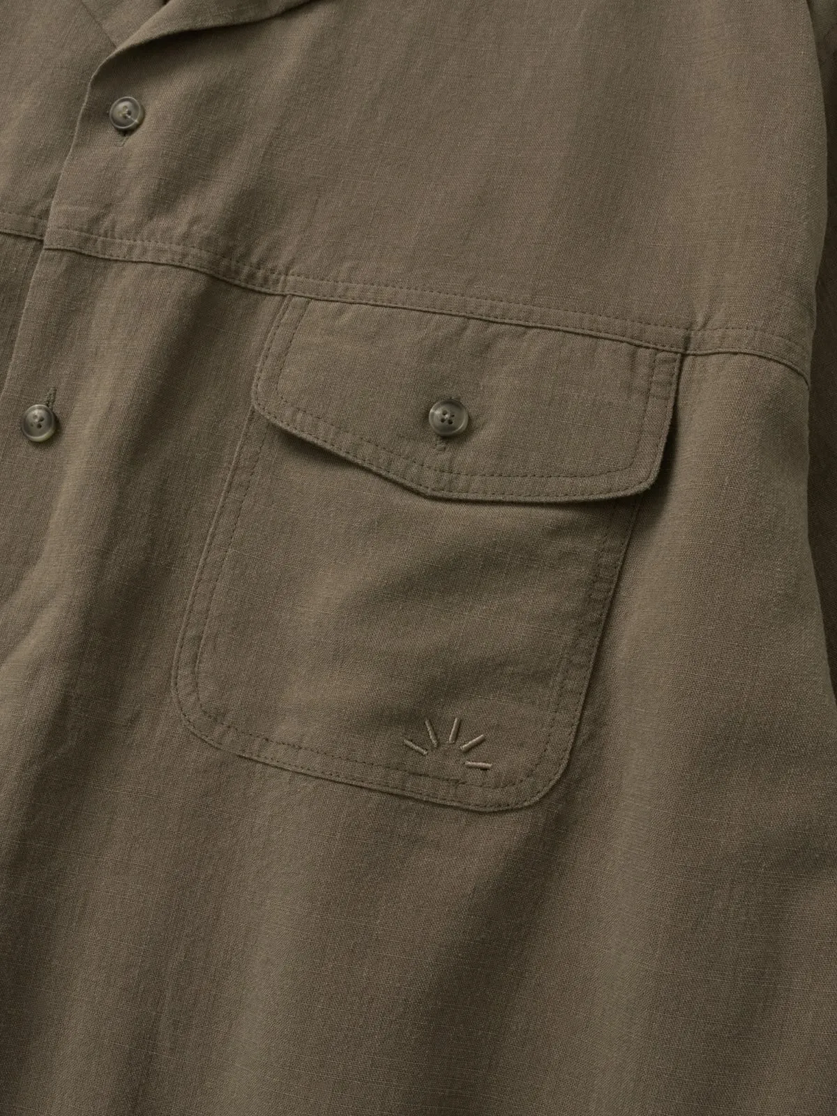 Double Pocket Slub Shirts (Brown) sold by Havehad product image thumbnail 4