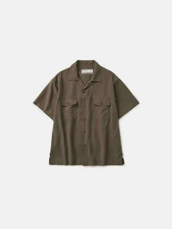 Double Pocket Slub Shirts (Brown) made by Havehad