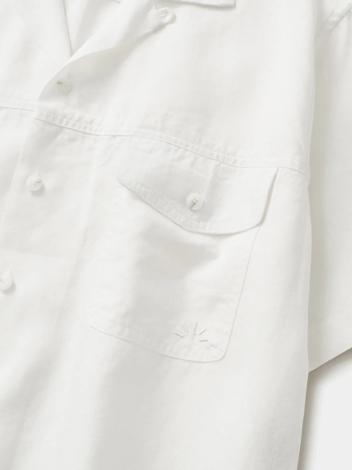 Double Pocket Slub Shirts (White) sold by Havehad product image thumbnail 5