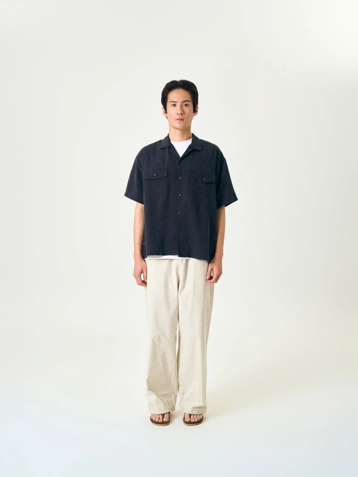 Double Pocket Slub Shirts (White) sold by Havehad product image thumbnail 3