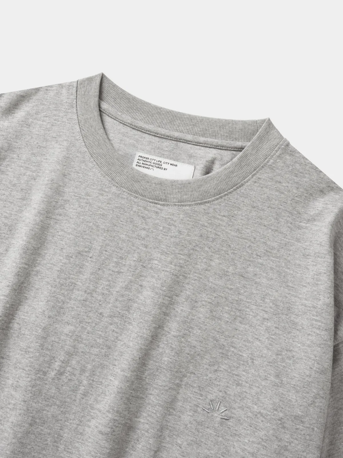 Relaxed Half String Tee (Melange Gray) sold by Havehad product image thumbnail 5