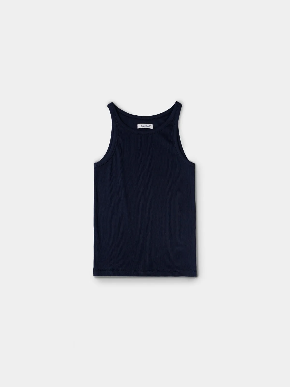 U-neck Sleeveless Top (Navy) sold by Havehad