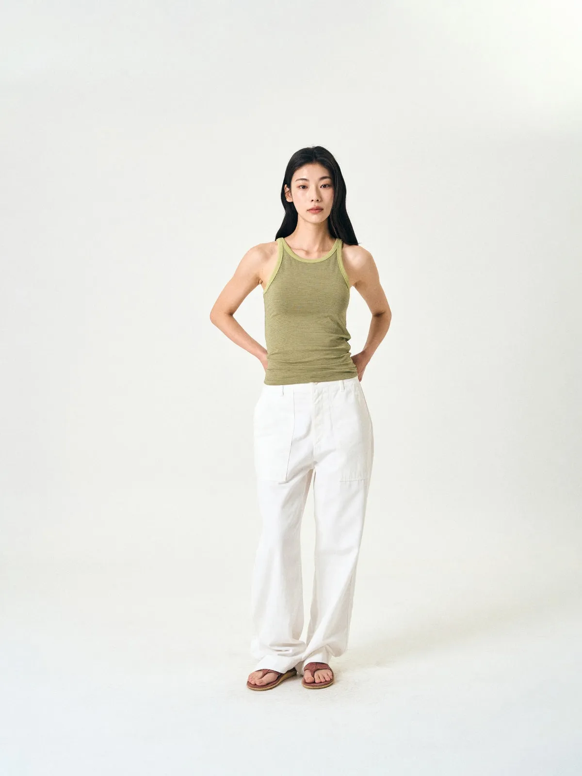 U-neck Sleeveless Top (Navy) sold by Havehad product image thumbnail 5