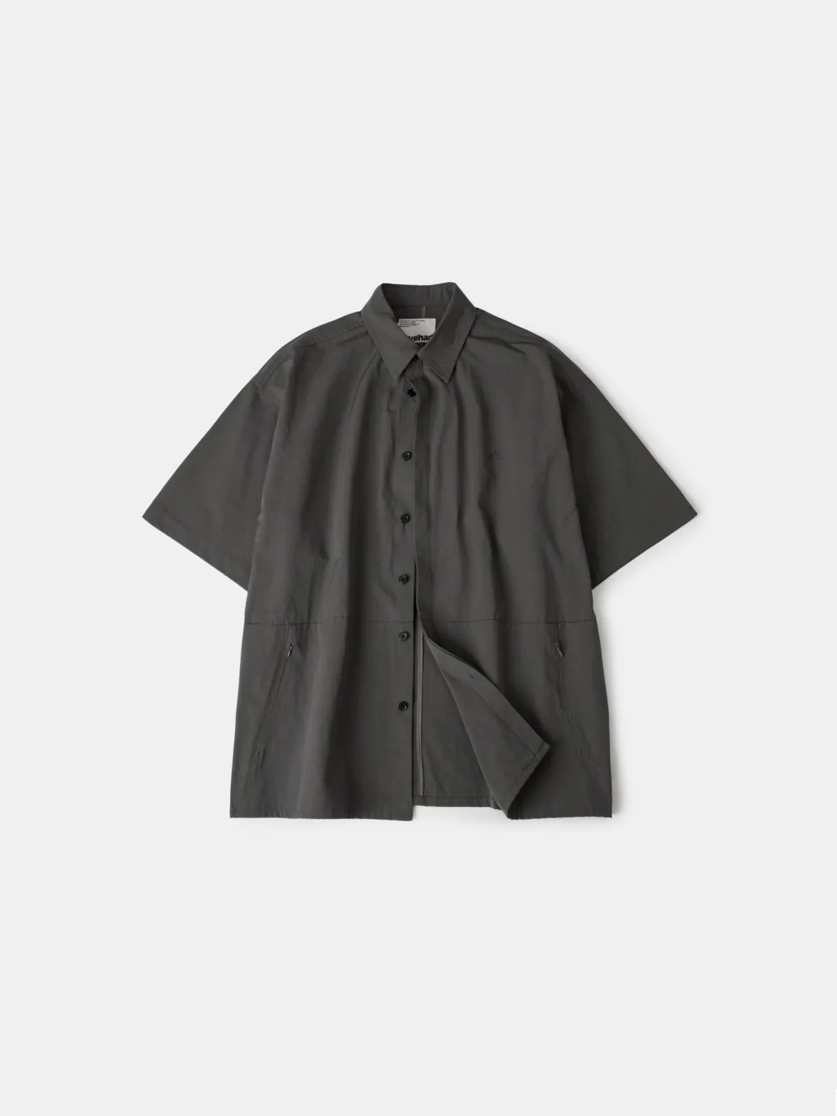 Hidden Type Half Sleeve Shirts (Charcoal) sold by Havehad product image thumbnail 4
