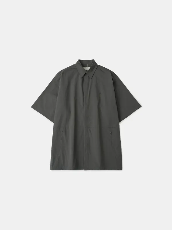 Hidden Type Half Sleeve Shirts (Charcoal) made by Havehad