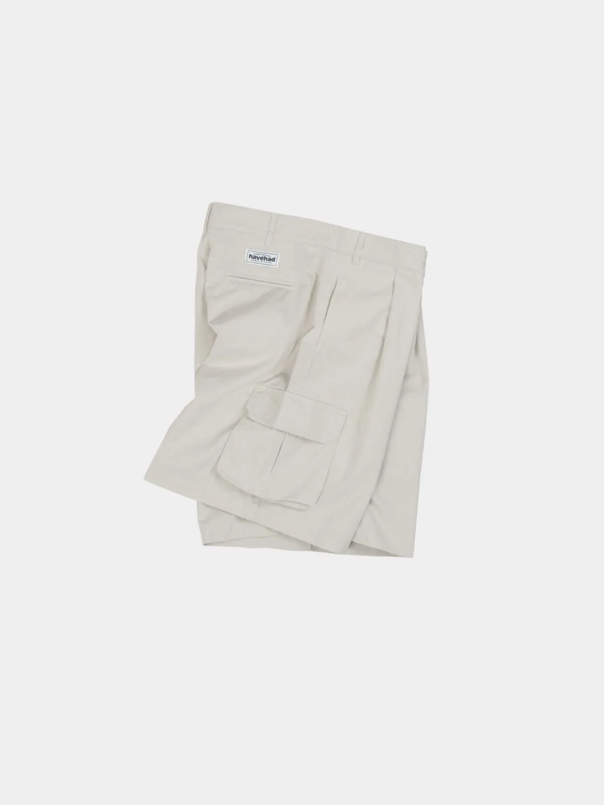 Utility Pin-tuck Cargo Shorts (Ecru) sold by Havehad product image thumbnail 5