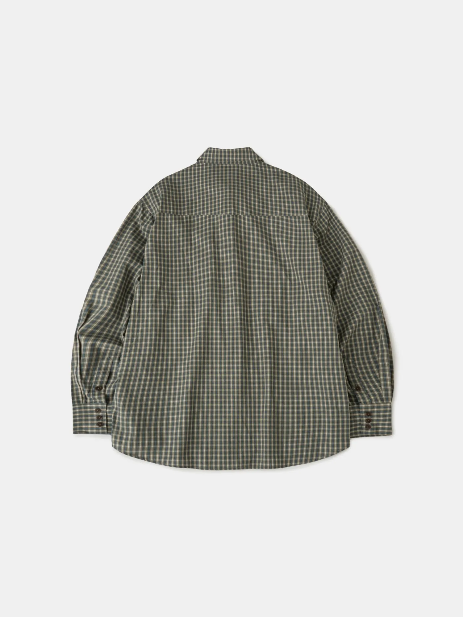 Classic Check Western Shirts (Olive Green) sold by Havehad product image thumbnail 3