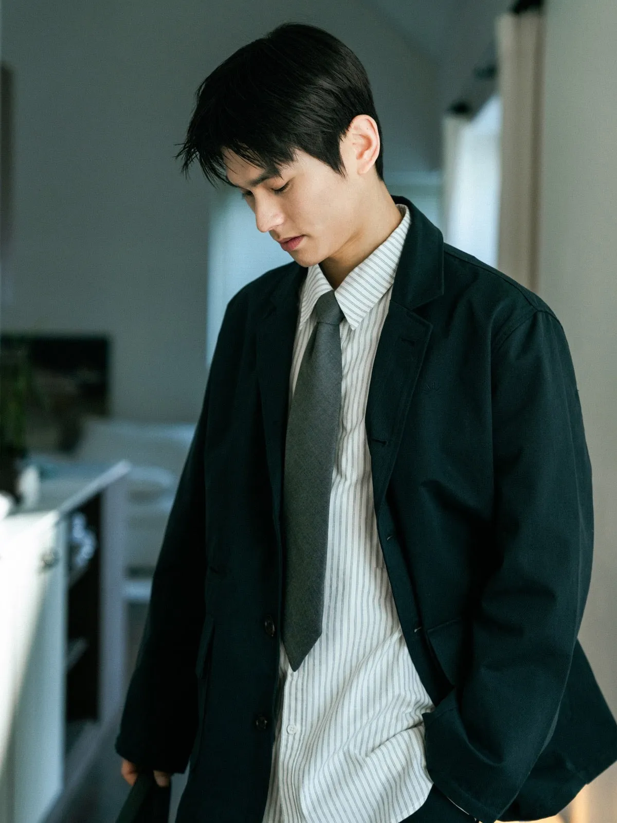 Everyday Pocket Stripe Shirts (White) sold by Havehad product image thumbnail 2