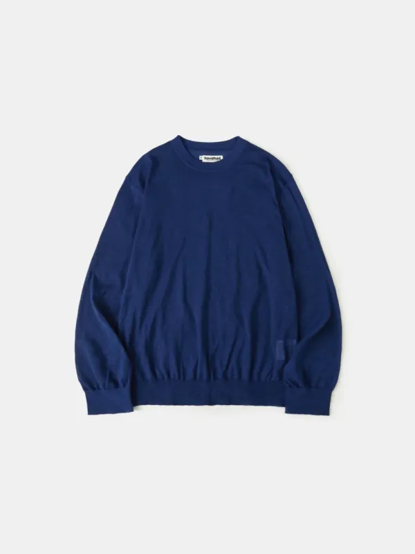 Daily Crewneck Sweater (Midnight Blue) made by Havehad