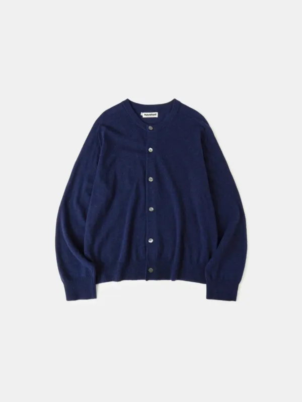 Light Wholegarments Cardigan (Navy) made by Havehad