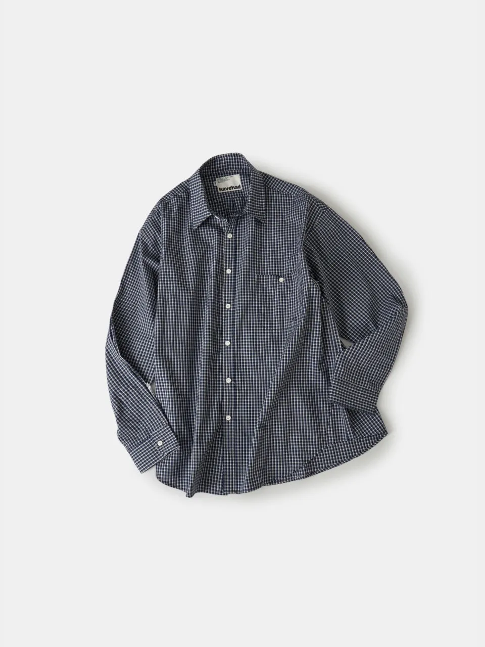 Daily Classic Check Shirts (Check Navy) sold by Havehad product image thumbnail 4