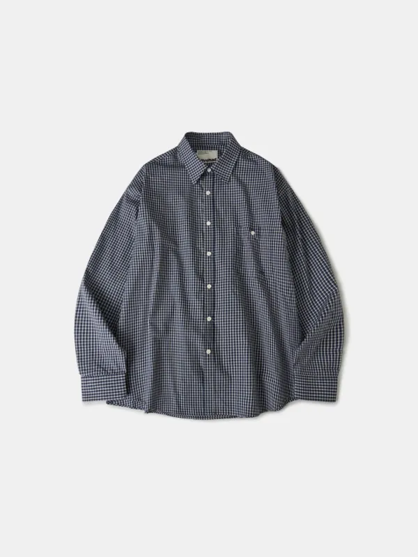 Daily Classic Check Shirts (Check Navy) made by Havehad