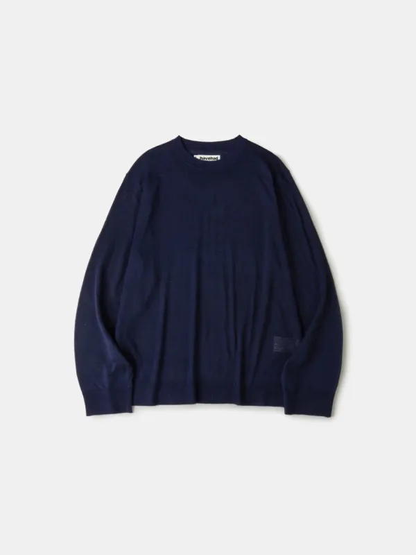 Daily Crewneck Sweater (Navy) made by Havehad