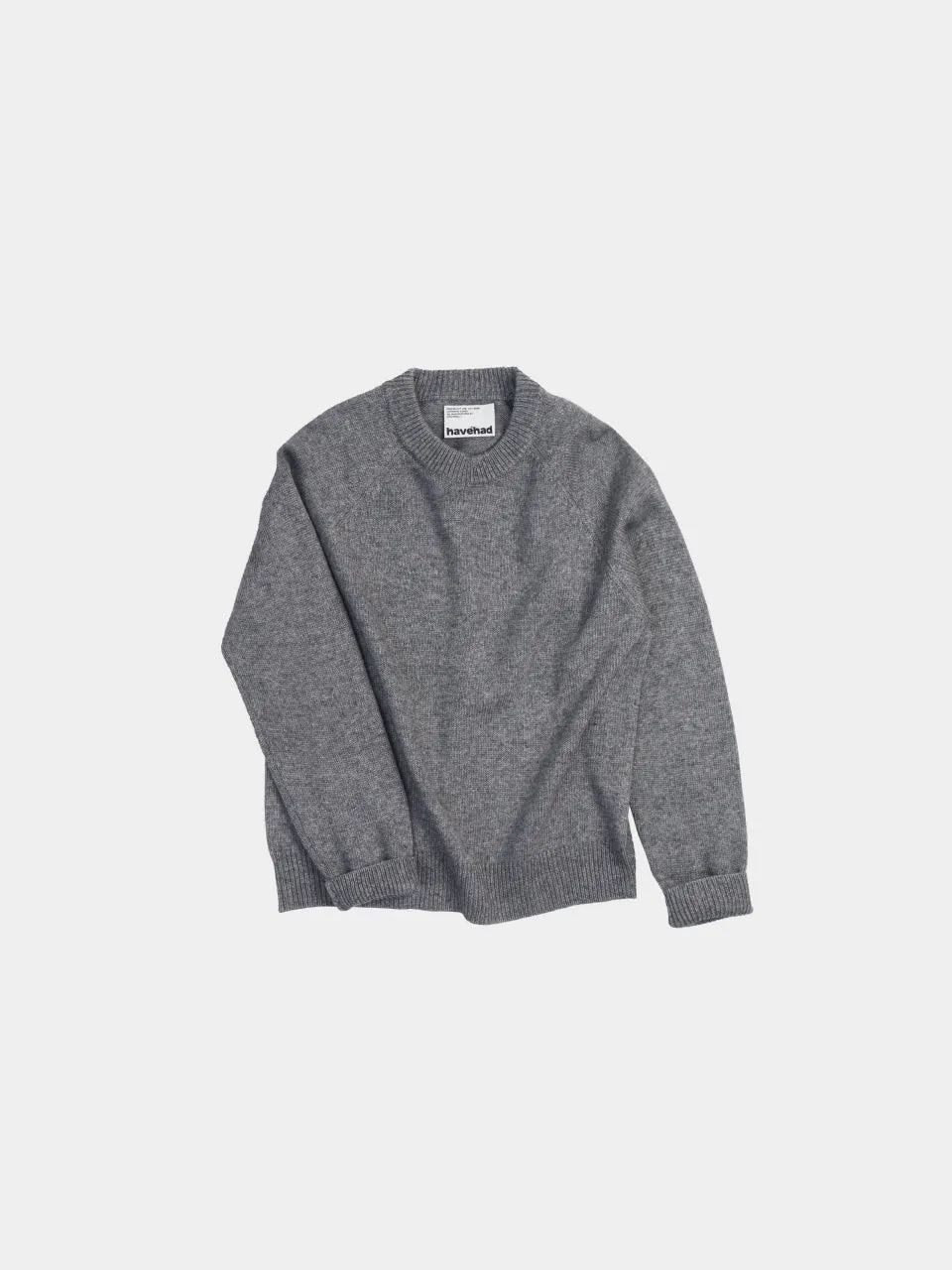 Yak Wool Crewneck Sweater (Gray) sold by Havehad product image thumbnail 5