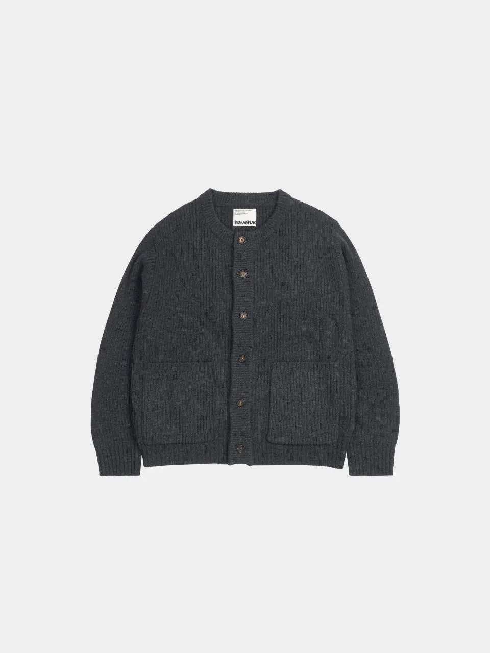 Daily Fine Wool Cardigan (Charcoal) sold by Havehad product image thumbnail 2