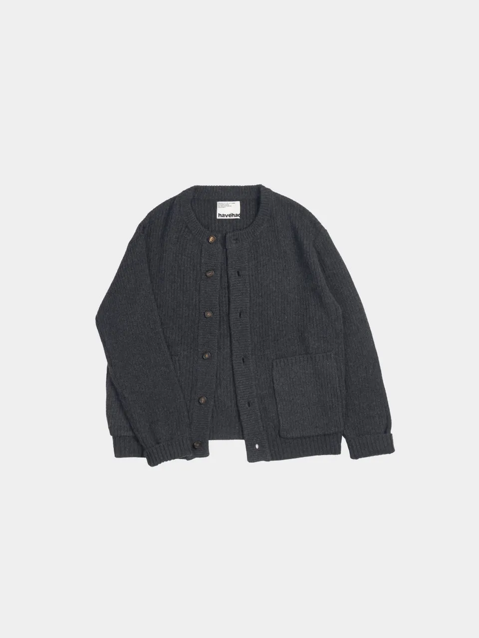 Daily Fine Wool Cardigan (Charcoal) sold by Havehad product image thumbnail 3