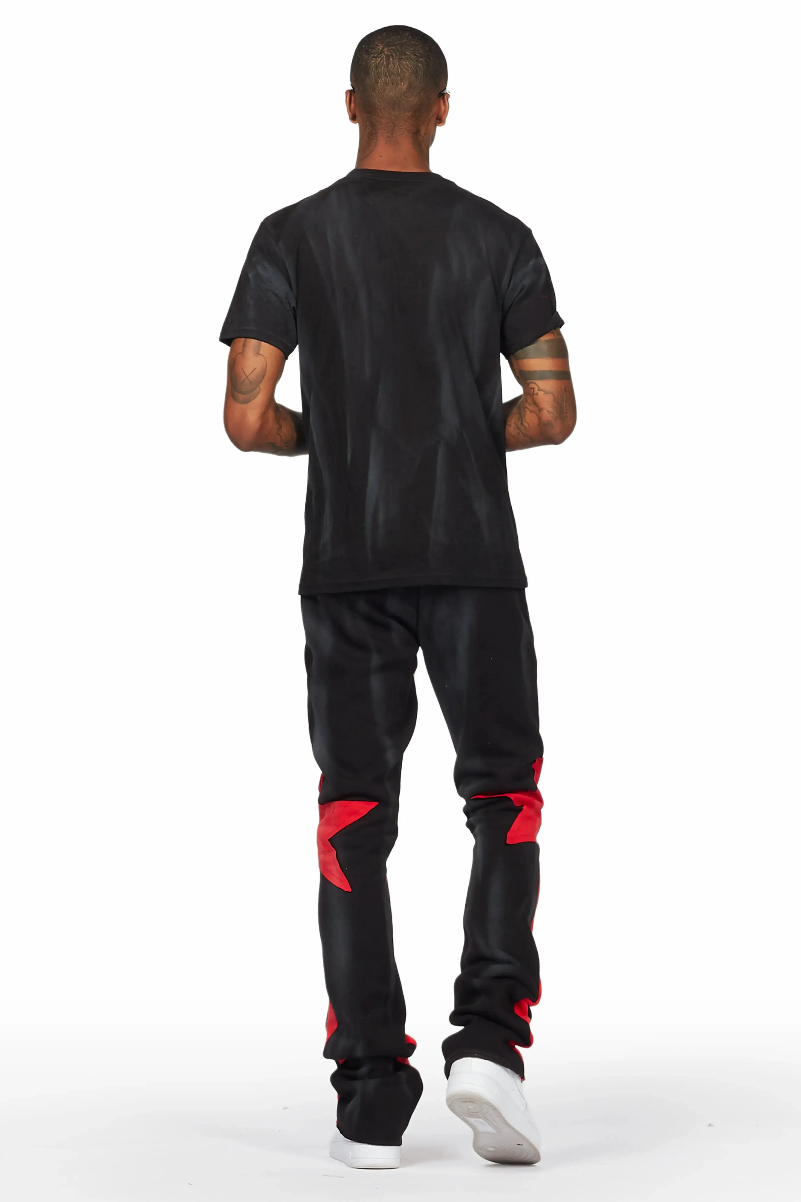 Sarge Vintage Black/Red T-Shirt/Stacked Flare Track Set sold by Rockstar Original product image thumbnail 4