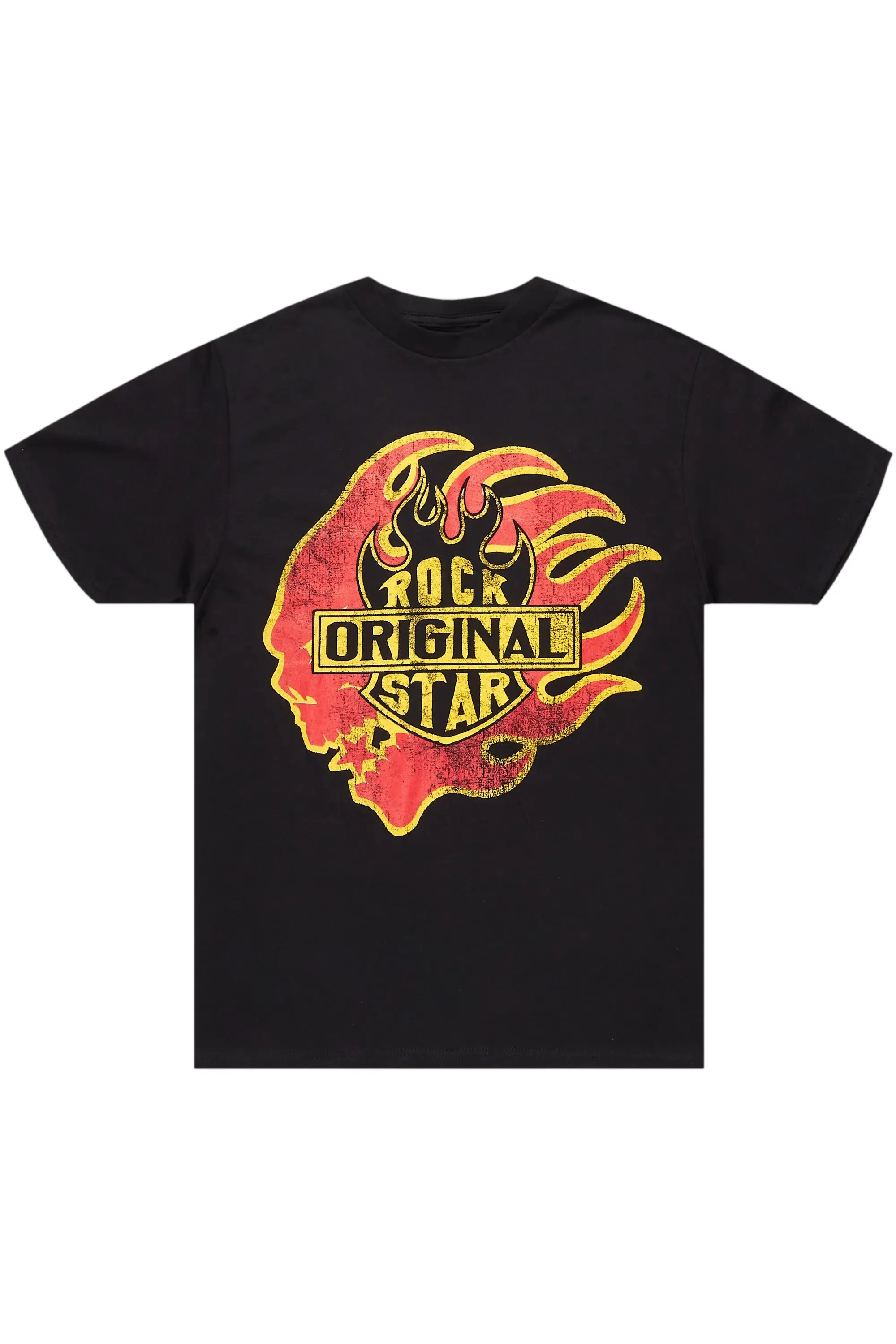 Laila Black Oversized T-Shirt sold by Rockstar Original