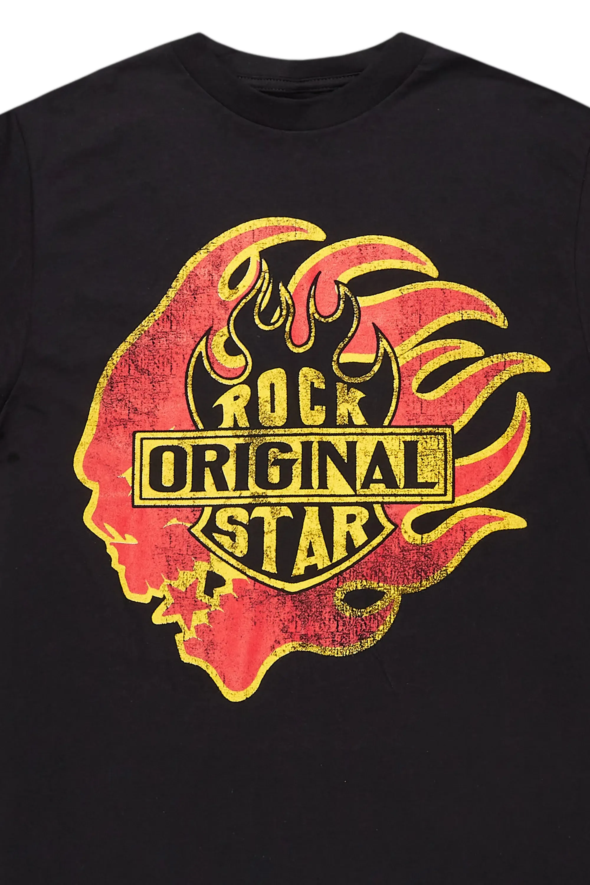 Laila Black Oversized T-Shirt sold by Rockstar Original product image thumbnail 2