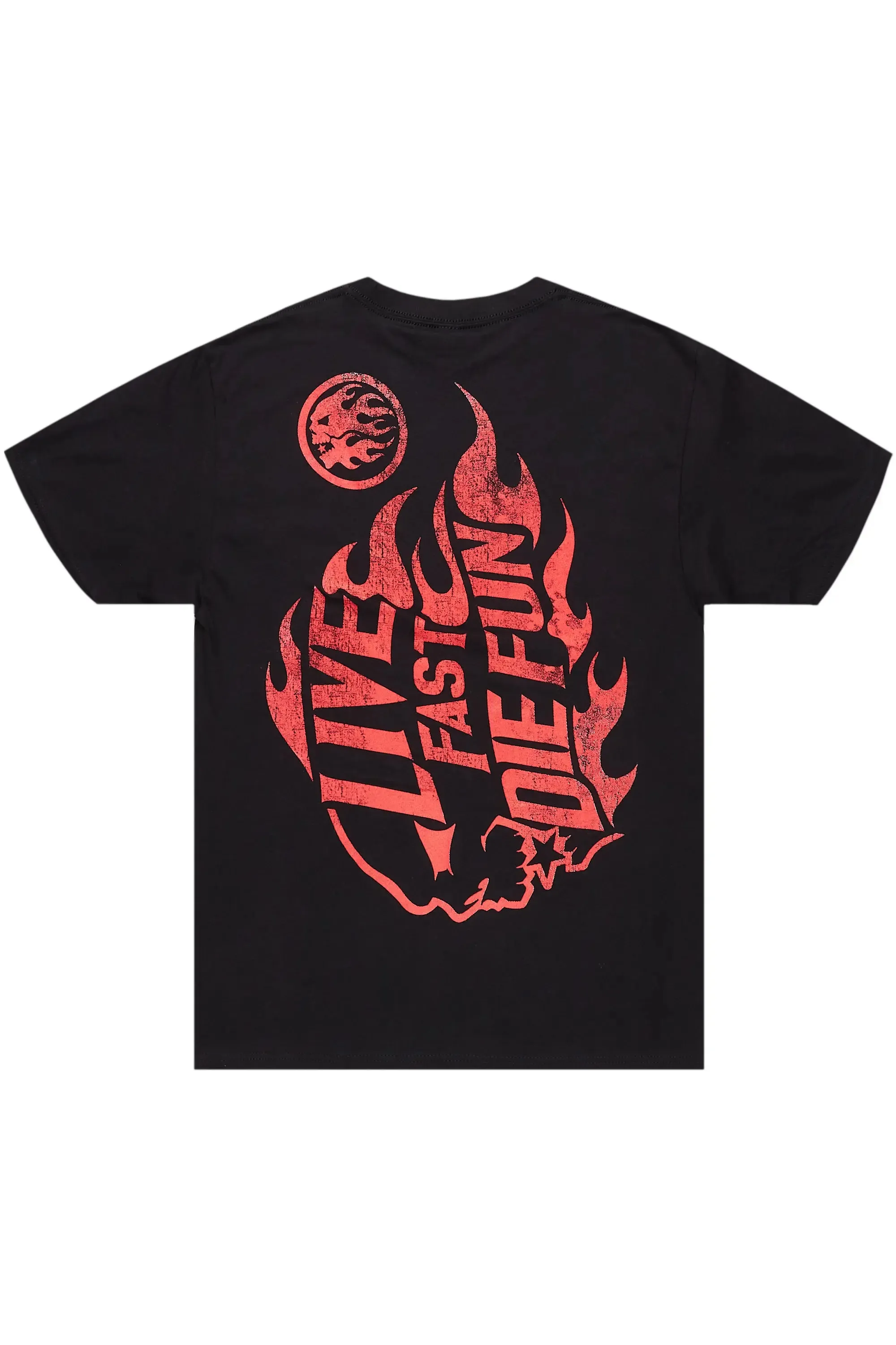 Laila Black Oversized T-Shirt sold by Rockstar Original product image thumbnail 3