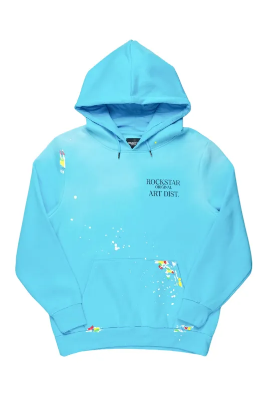 Rockstar Art Dist. Blue Graphic Hoodie sold by Rockstar Original