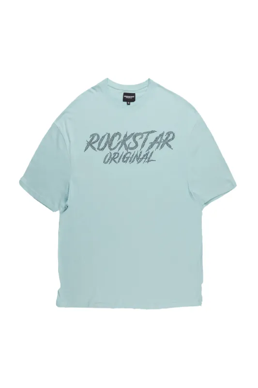 Cato Oversized Aqua Crystal T-Shirt sold by Rockstar Original