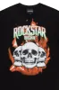 Row Graphic T-Shirt-Black sold by Rockstar Original