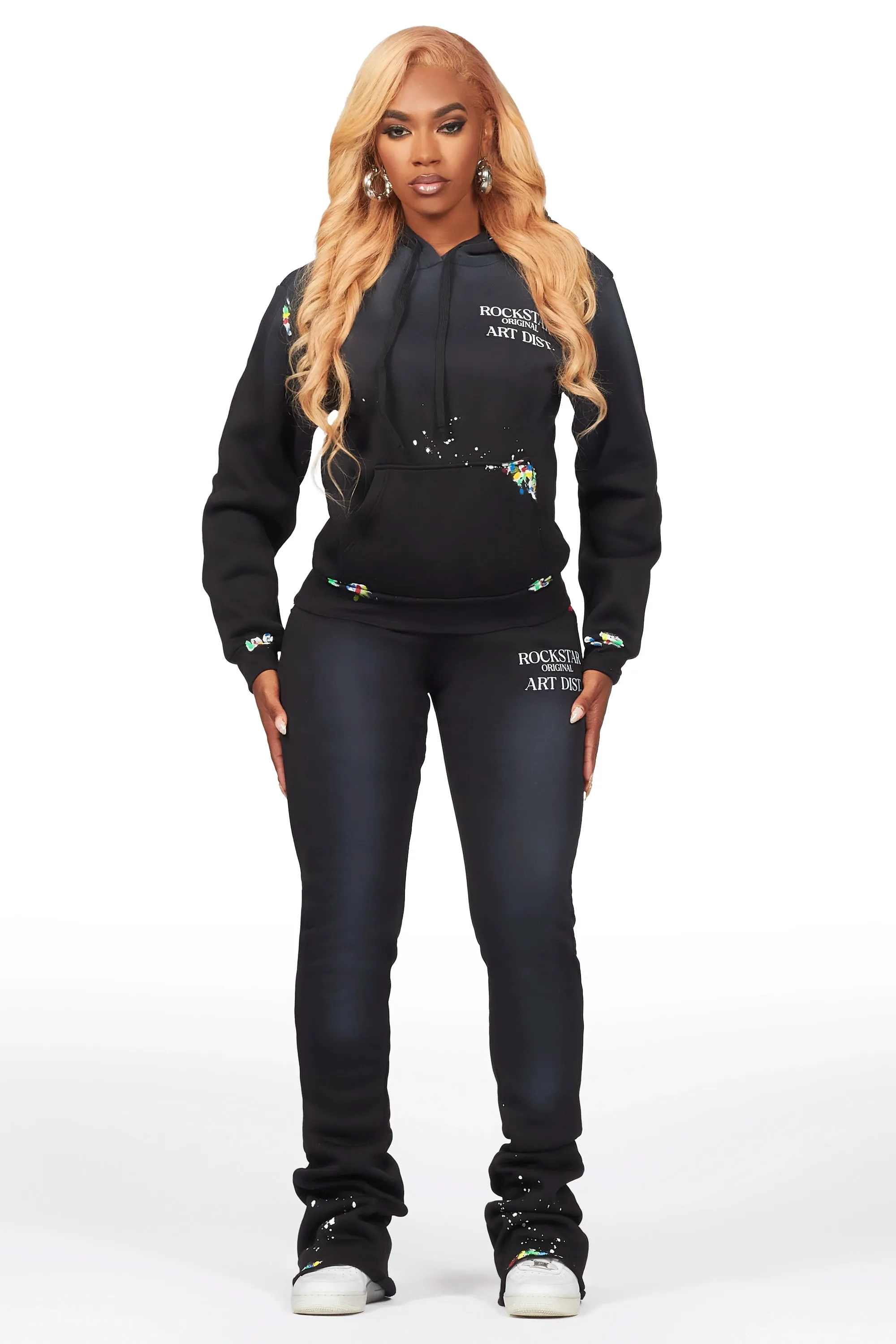 Nevaeh Black Super Stacked Trackset sold by Rockstar Original