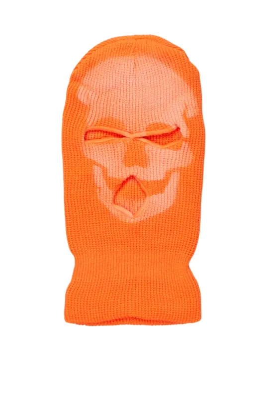 Batu Orange Graphic Ski Mask sold by Rockstar Original