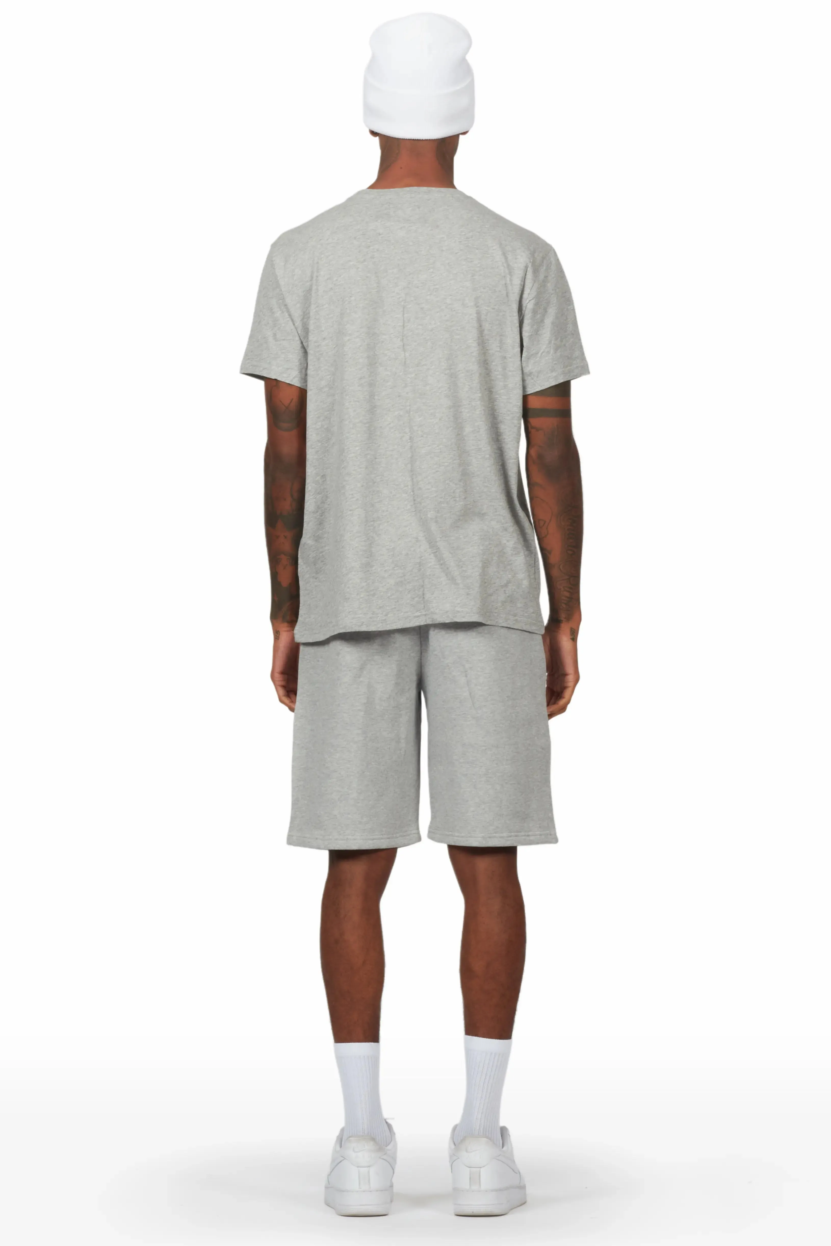 Dexx Grey T-Shirt Short Set sold by Rockstar Original product image thumbnail 4