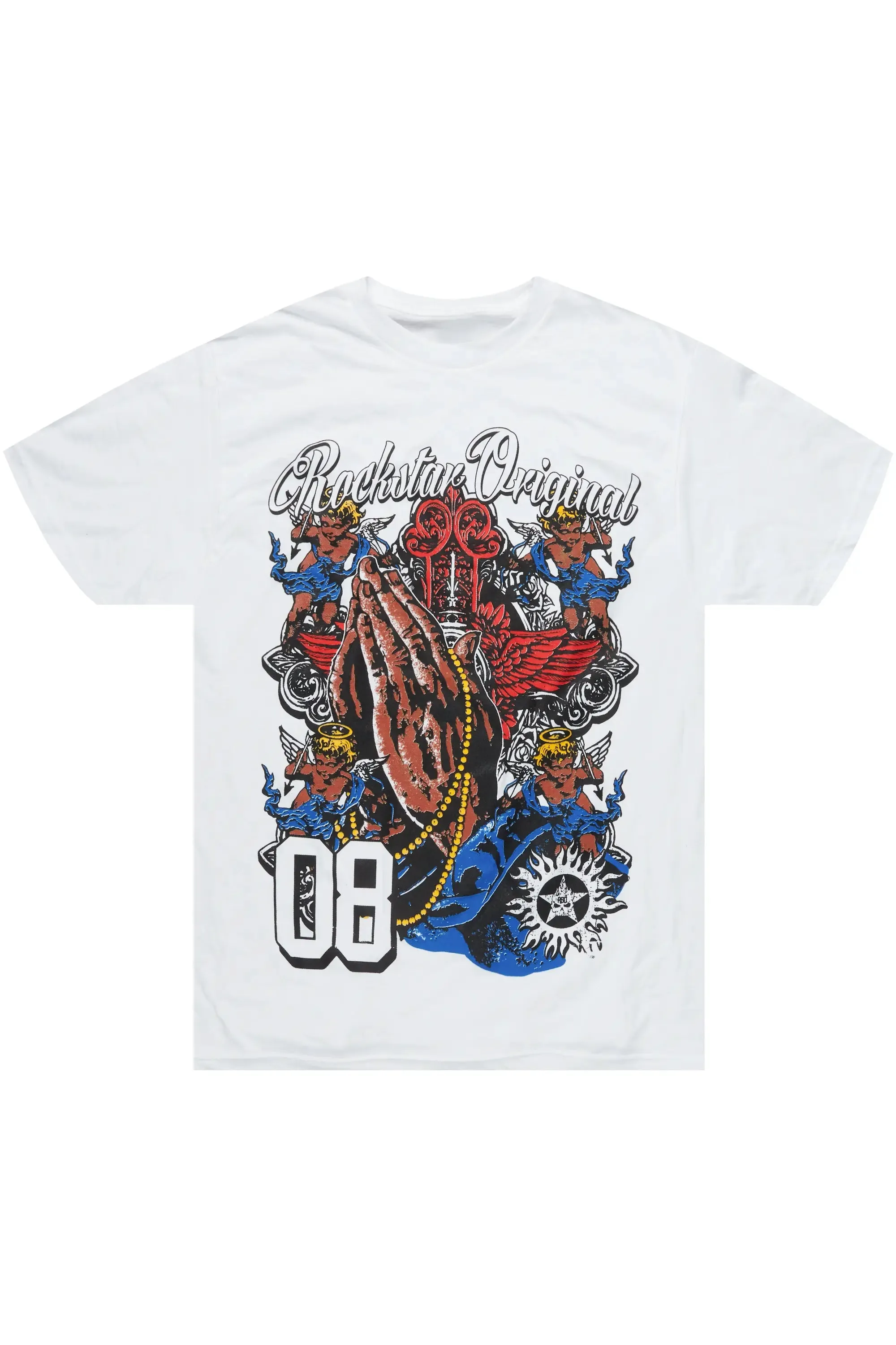 Slab White Graphic T-Shirt sold by Rockstar Original product image thumbnail 2