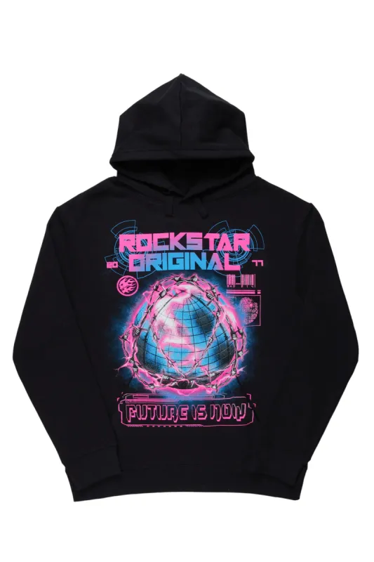Kamari Black Oversized Hoodie sold by Rockstar Original