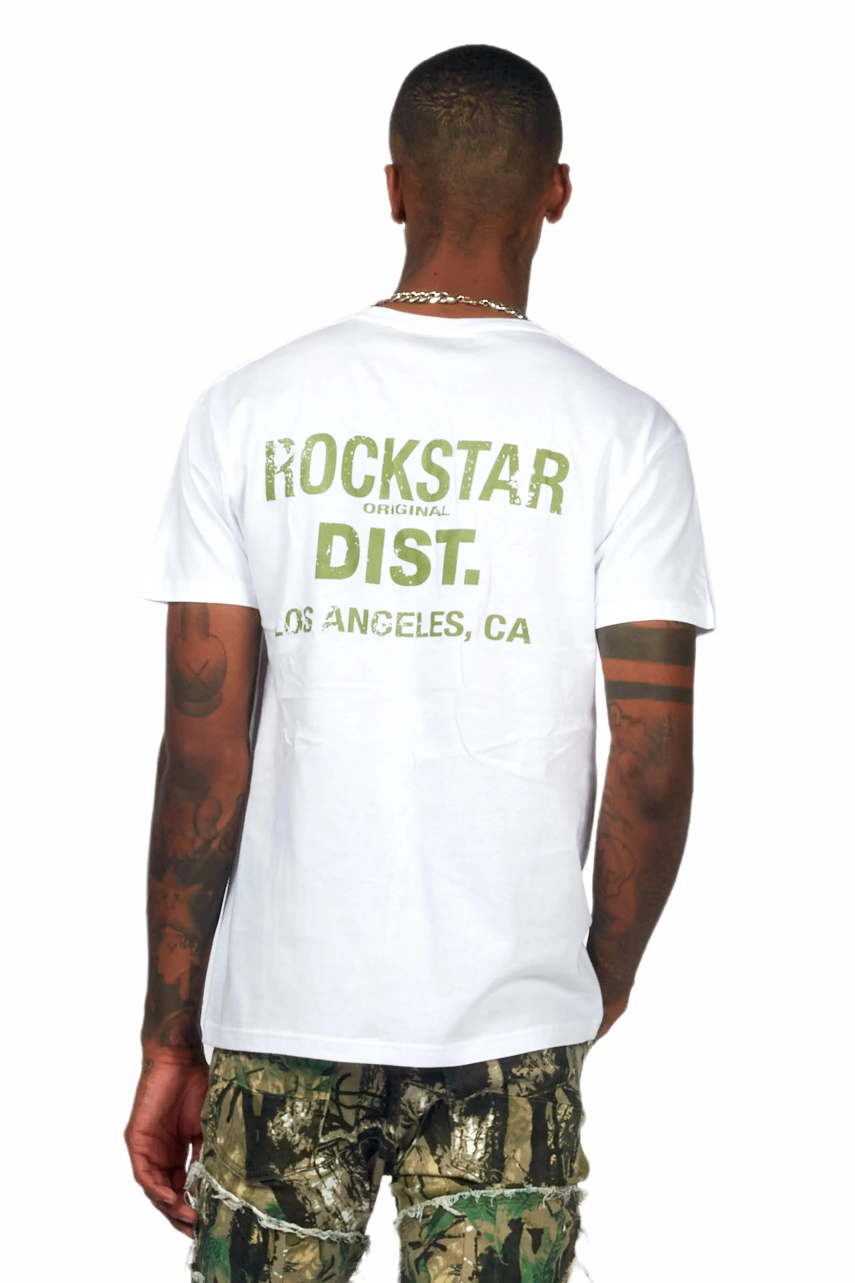 Lake White/Green Graphic T-Shirt sold by Rockstar Original product image thumbnail 5