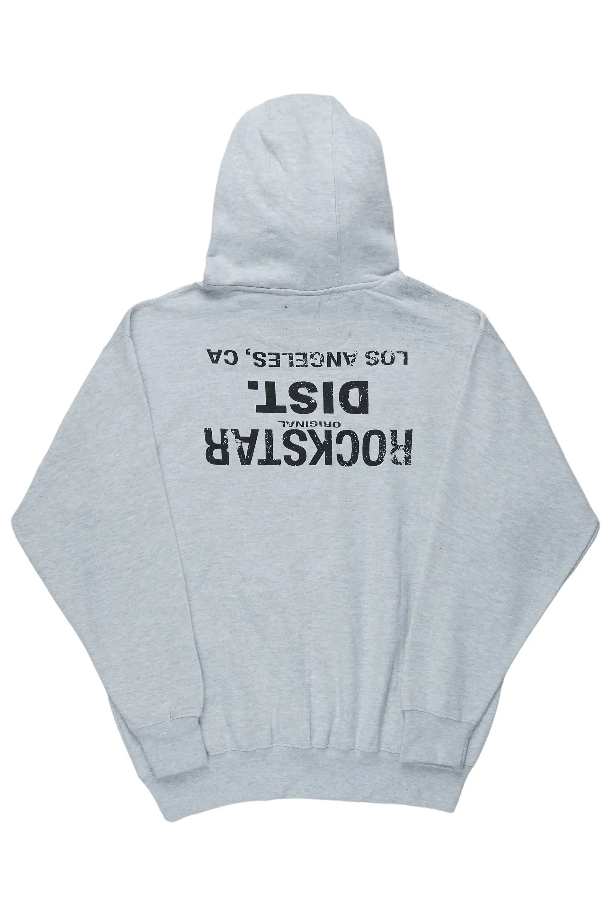 Martson Heather Grey Graphic Hoodie sold by Rockstar Original product image thumbnail 2