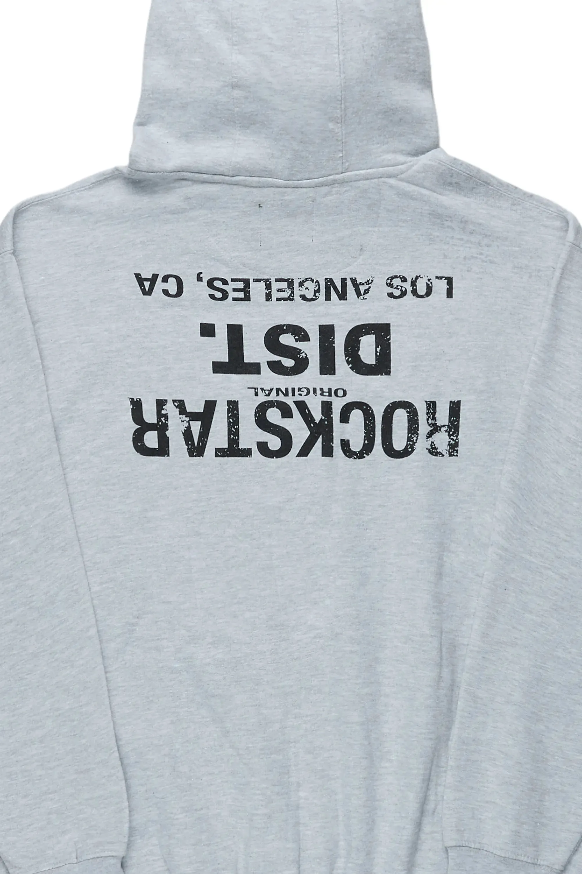 Martson Heather Grey Graphic Hoodie sold by Rockstar Original product image thumbnail 4