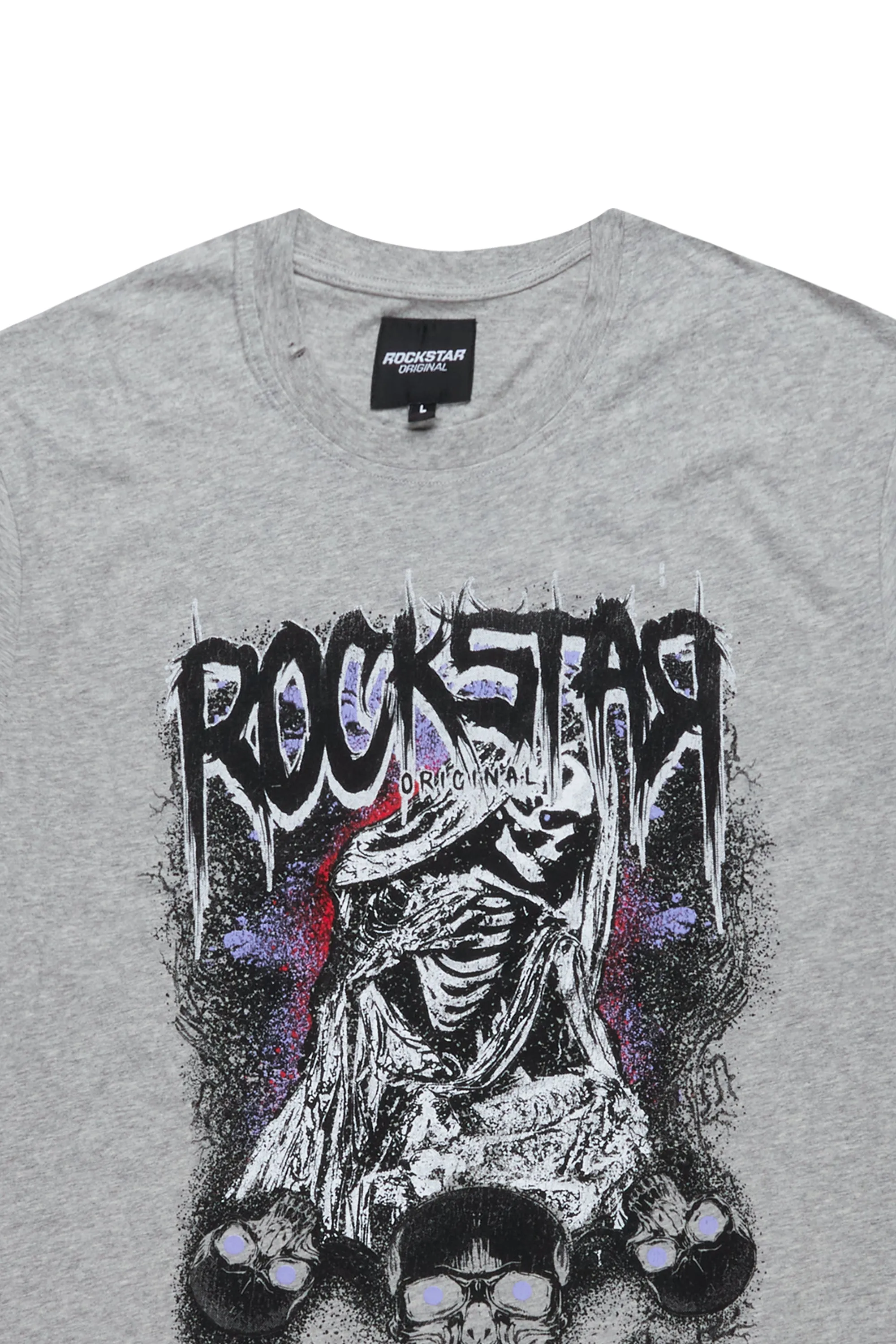 Rayne Heather Grey Graphic T-Shirt sold by Rockstar Original product image thumbnail 2