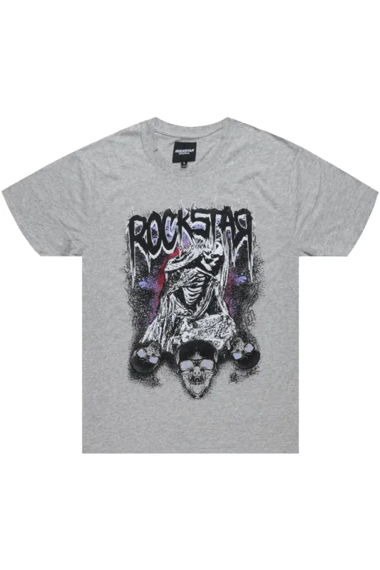 Rayne Heather Grey Graphic T-Shirt sold by Rockstar Original