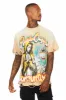 Loman Beige Oversized Graphic T-Shirt sold by Rockstar Original