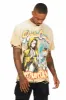 Loman Beige Oversized Graphic T-Shirt sold by Rockstar Original