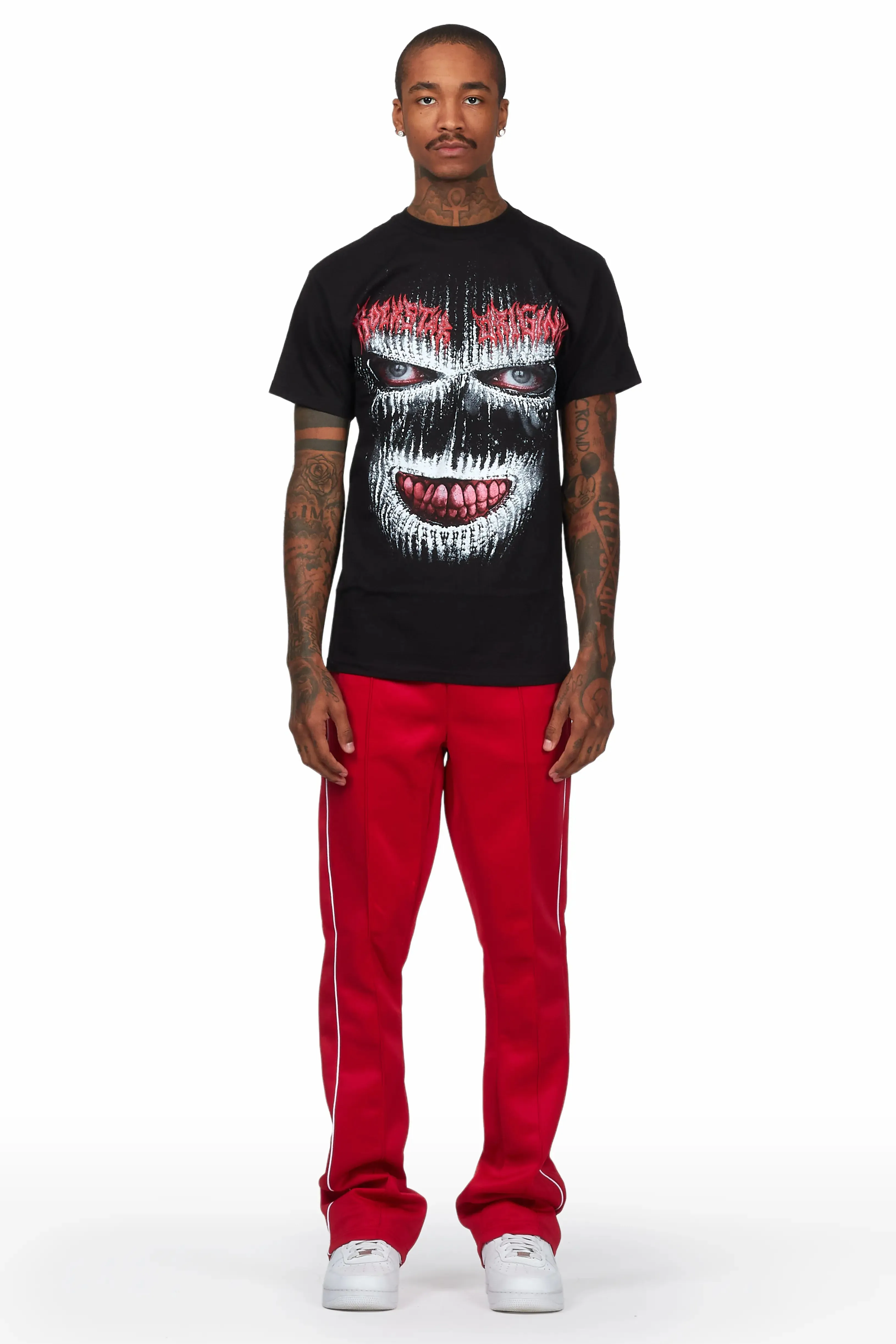 Monstre Black/Red T-Shirt/Stacked Track Set sold by Rockstar Original product image thumbnail 2