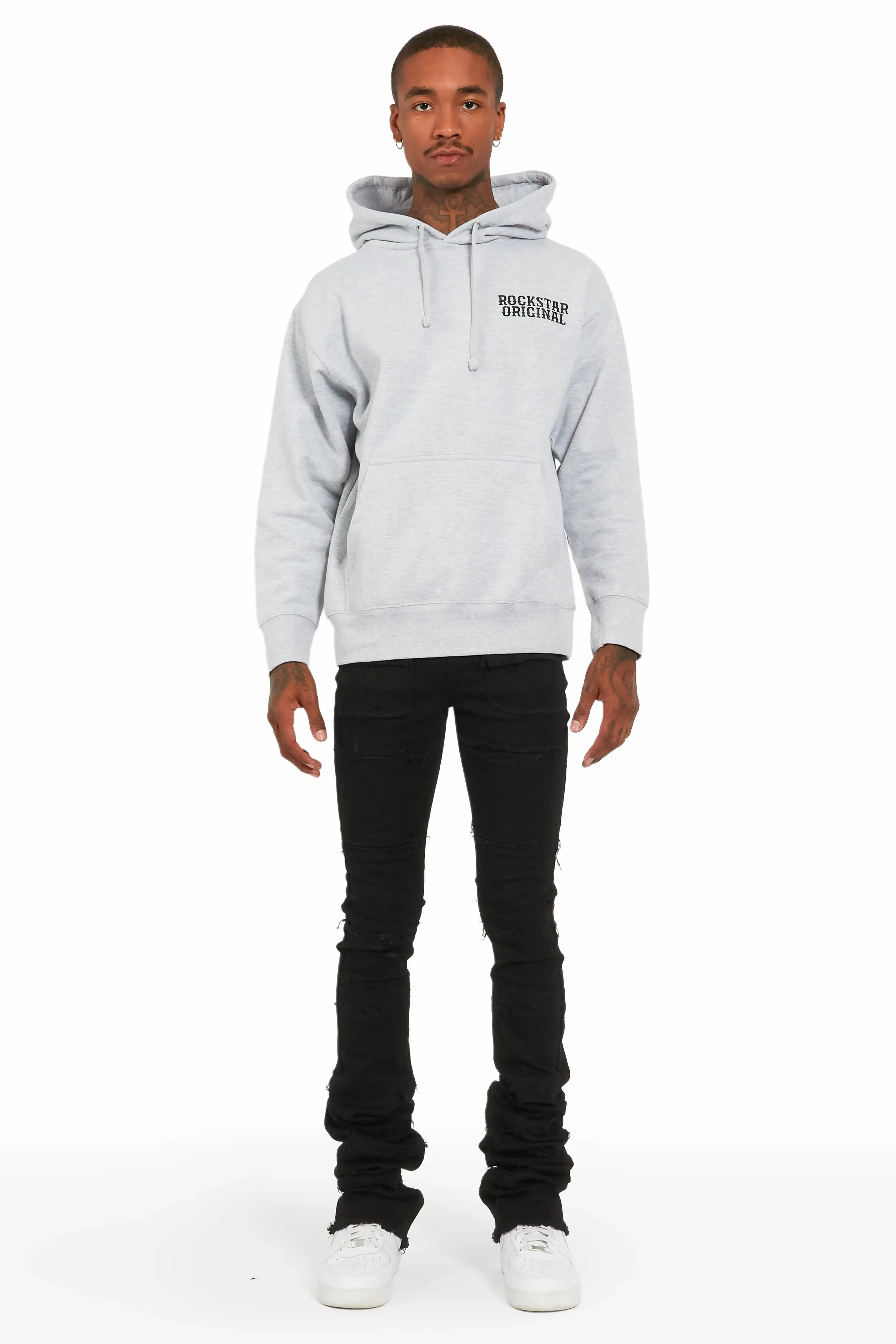 Posse Grey Graphic Hoodie sold by Rockstar Original product image thumbnail 2